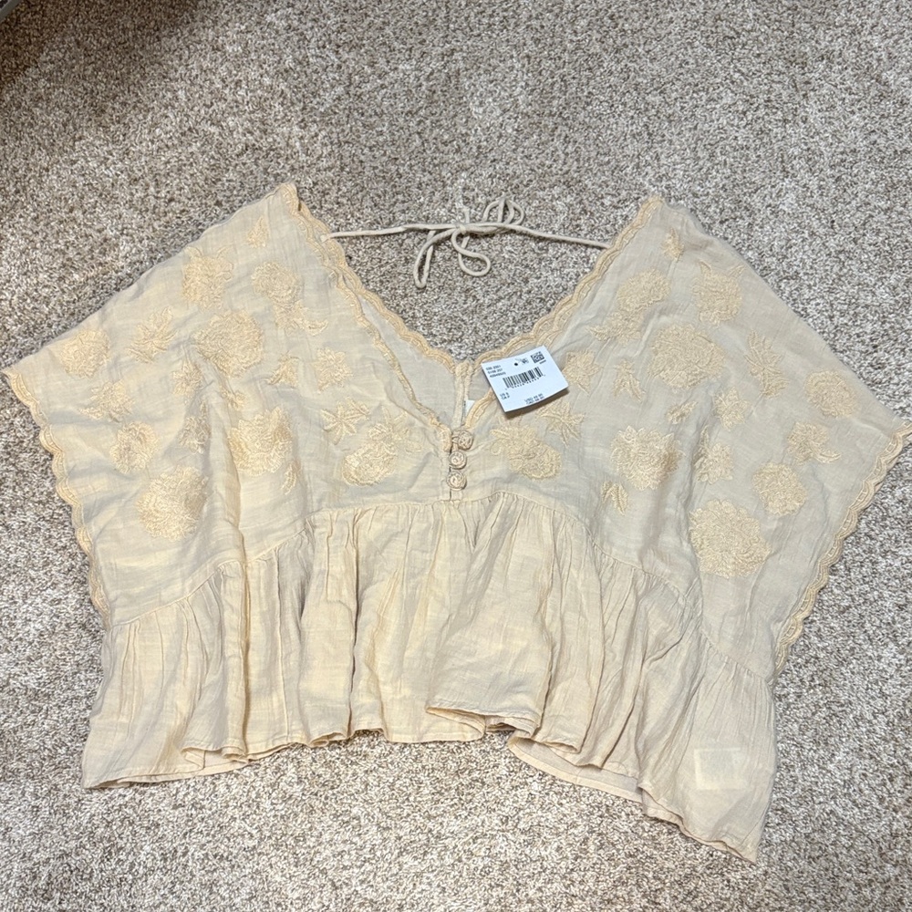 American Eagle Outfitters Boho Top Size Small NWT